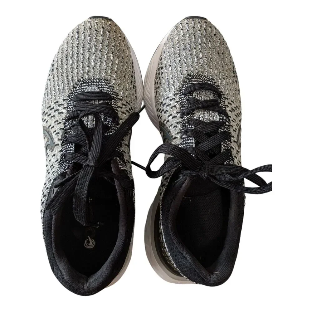 Nike React Infinity Run Flyknit 3 Shoes Women's Size 8 Black Grey Fog Running